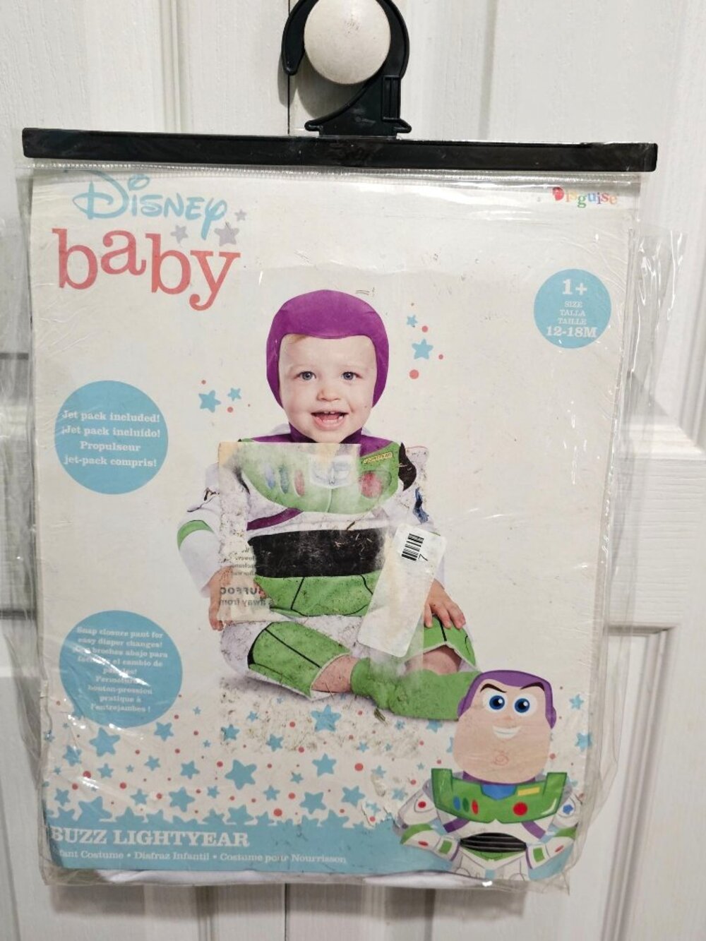 Disney Baby Buzz Lightyear Costume 12-18 M Toy Story Halloween Boys Disguise NEW